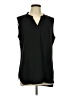 Timeson Black Sleeveless Blouse Size L - photo 1