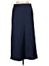 Renee C. Solid Blue Formal Skirt Size M - photo 1