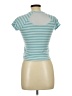 Athleta Stripes Teal Short Sleeve T-Shirt Size 12 - photo 2