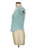 Athleta Stripes Teal Short Sleeve T-Shirt Size 12 - photo 5