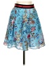 Unbranded Paisley Blue Casual Skirt Size S (estimated) - photo 1