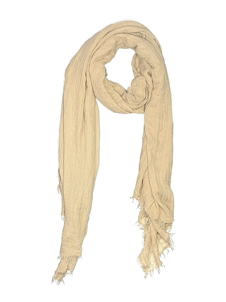 Pre-owned Unbranded Scarf In Tan
