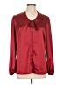 East5th Burgundy Long Sleeve Blouse Size L - photo 1