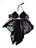 Tatá Graphic Black Swimsuit Top Size S (estimated) - photo 1
