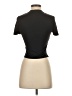 Siloett Black Short Sleeve Turtleneck Size XS - photo 2