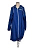 Pull&Bear 100% Polyester Blue Raincoat Size M - photo 1