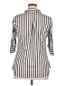 Bepei Stripes Ivory 3/4 Sleeve Blouse Size XL - photo 2