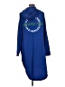 Pull&Bear 100% Polyester Blue Raincoat Size M - photo 2