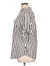 Bepei Stripes Ivory 3/4 Sleeve Blouse Size XL - photo 5