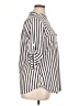 Bepei Stripes Ivory 3/4 Sleeve Blouse Size XL - photo 4