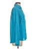 Express Teal Long Sleeve Blouse Size S - photo 4