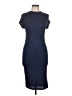 Double Zero Solid Blue Casual Dress Size L - photo 1