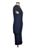 Double Zero Solid Blue Casual Dress Size L - photo 4