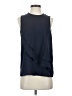 Theory 100% Silk Blue Sleeveless Silk Top Size P (petite) - photo 1