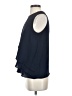 Theory 100% Silk Blue Sleeveless Silk Top Size P (petite) - photo 5
