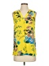 Violet & Claire 100% Polyester Yellow Sleeveless Blouse Size S - photo 1