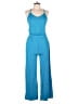 Unbranded Solid Blue Jumpsuit Size L - photo 1