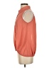 Naked Zebra 100% Polyester Orange Sleeveless Blouse Size S - photo 5