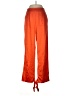 Shein 100% Polyester Solid Orange Track Pants Size 6 - photo 1