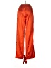 Shein 100% Polyester Solid Orange Track Pants Size 6 - photo 2