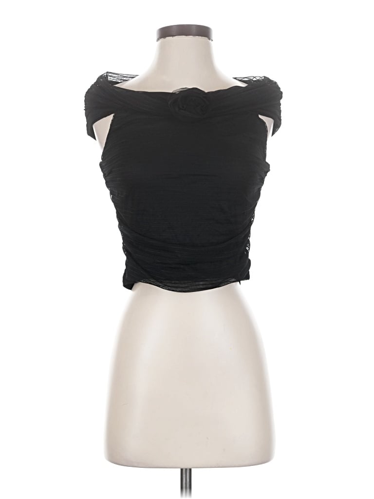 Pre-owned Sadie & Sage Sleeveless Blouse In Black