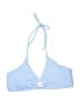 Unbranded Checkered-gingham Blue Swimsuit Top Size S - photo 1