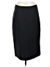 Theory Solid Black Wool Skirt Size 4 - photo 1