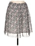 Max Studio 100% Polyester Paisley Gray Casual Skirt Size L - photo 1