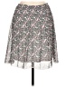 Max Studio 100% Polyester Paisley Gray Casual Skirt Size L - photo 2