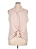 Express 100% Polyester Pink Sleeveless Blouse Size XL - photo 1