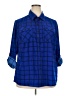 Studio Works Blue 3/4 Sleeve Blouse Size 2X - photo 1
