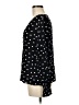 Sanctuary 100% Rayon Polka Dots Black Long Sleeve Blouse Size M - photo 5