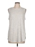 Athleta Silver Sleeveless T-Shirt Size L - photo 1