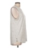 Athleta Silver Sleeveless T-Shirt Size L - photo 4