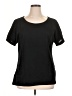 Christopher & Banks Black Short Sleeve Top Size XL - photo 1