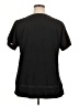 Christopher & Banks Black Short Sleeve Top Size XL - photo 2