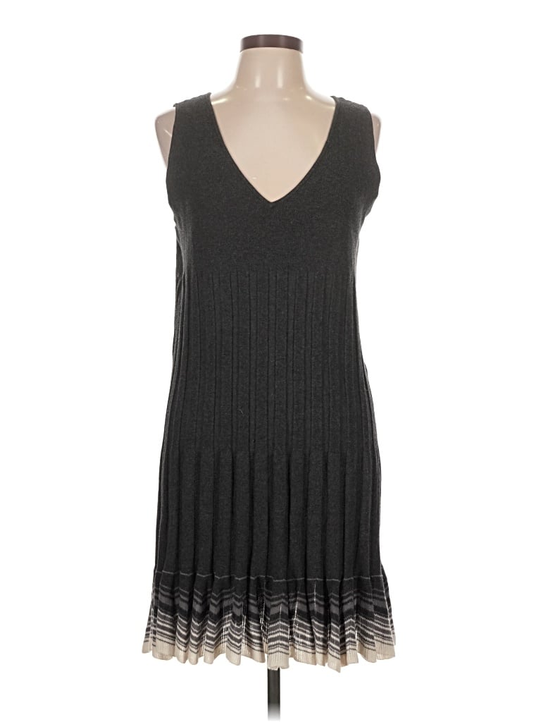 Pre-owned Max Studio Casual Dress In Gray