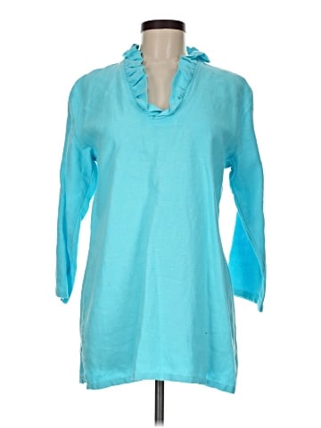 Haley and the Hound 3/4 Sleeve Blouse (view 1)
