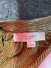 Ann Taylor LOFT Metallic Tan Long Sleeve Blouse Size M - photo 8