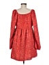 Wild Fable 100% Polyester Hearts Red Casual Dress Size M - photo 2