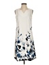 Unbranded 100% Polyester Graphic Ivory Casual Dress Size S - photo 1