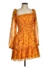 1.State 100% Polyester Orange Cocktail Dress Size M - photo 1