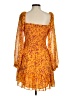 1.State 100% Polyester Orange Cocktail Dress Size M - photo 2