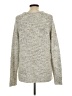 Ann Taylor LOFT Tweed Silver Pullover Sweater Size L - photo 2