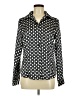 George Polka Dots Black Long Sleeve Blouse Size M - photo 1