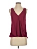 Lush Burgundy Sleeveless Blouse Size S - photo 1