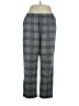 Lands' End Plaid Gray Casual Pants Size XL - photo 1