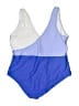 Unbranded Color Block Blue One Piece Swimsuit Size 3X - photo 1