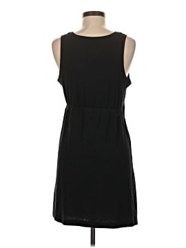 aerie black dress Lace-Up Open-Back Long Black Prom Dress with Glitter Black / 2