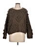 Unbranded Hearts Brown Pullover Sweater Size L (estimated) - photo 1